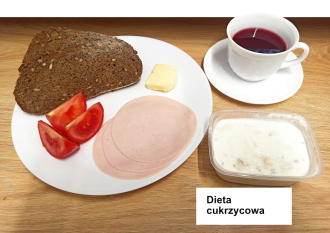 Zdjęcie przedstawia posiłek, kolację zgodnie z dietą cukrzycowa